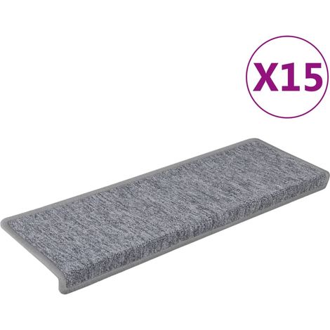 Maison Exclusive - Stufenmatten 15 Stk. 65x21x4 cm Hellgrau Recht