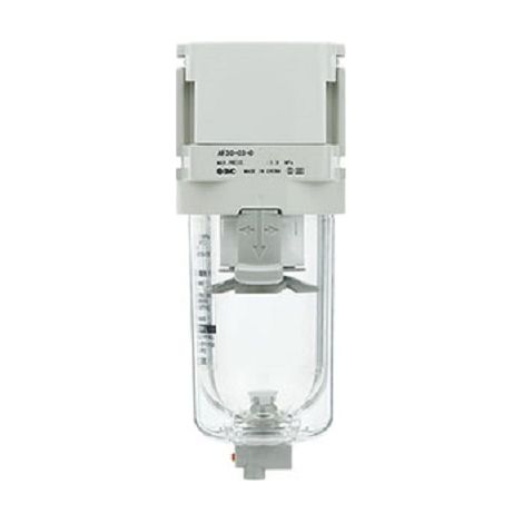 Filtre pneumatique SMC AF20-D, Filtration 5µm, G 1/8, 6000L/min., 10 bars ( Prix pour 1 )