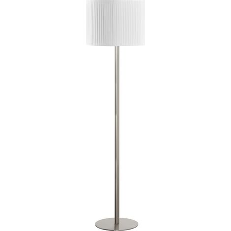 Pie de salón OVAL E27 42W Niquel satinado
