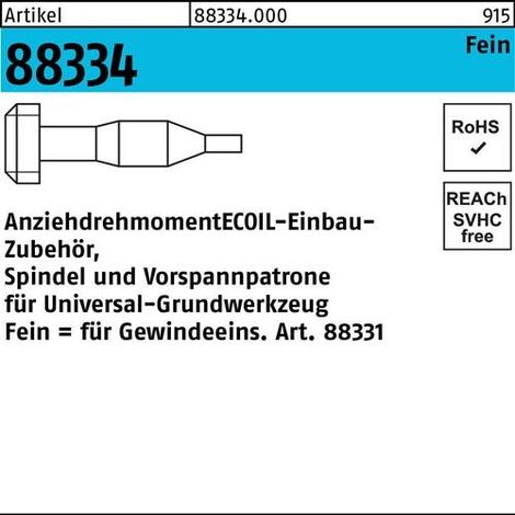 Einbauzubehör R 88334 Spindel/Vorspannpatrone M14x 1,5 Stahl 1 Stück AMECOIL