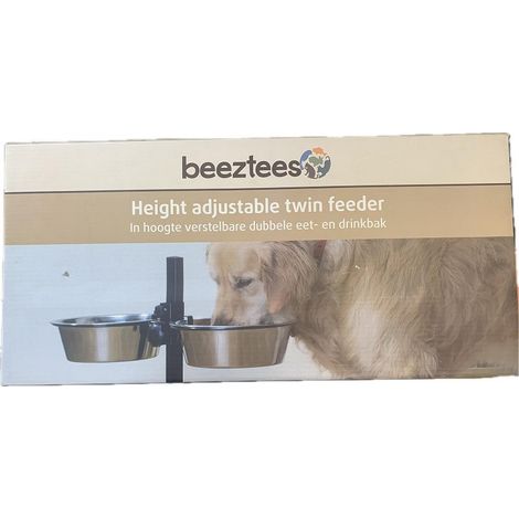 Beeztees porta ciotole con incluse 2 ciotole d. 28 cm