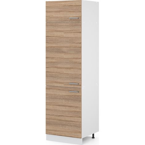 Dispensa universale R-Line, Sonoma, 60 cm con porte, Vicco