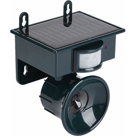 Insectifuge solaire sonique d'extérieur imperméable avec détecteur de mouvement PIR Convient pour la ferme/la forêt fruitaire/le jardin (1/5)