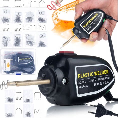 Soudeuse plastique Rosfix Strong Cosmico RSC100W – 100 W Éclairage LED 1200 agrafes Organiseur (1/5)