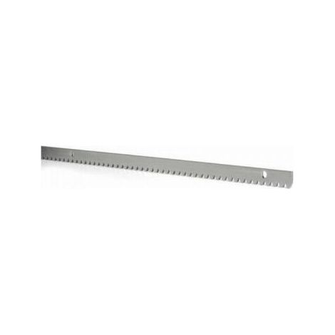 Nice ROA8 - Cremallera M4 30x8x1000 mm galvanizada completa de tornillos y separadores