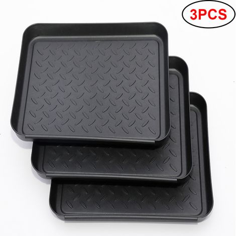 Lot de 3 plateaux lavables pour chaussures, jardin, plantes, animaux et outils (1/5)