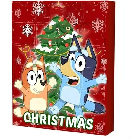 Calendrier de l'Avent Bluey 2026 avec figurines surprises [JUN] Boîte surprise Bluey Dog Type B (1/3)