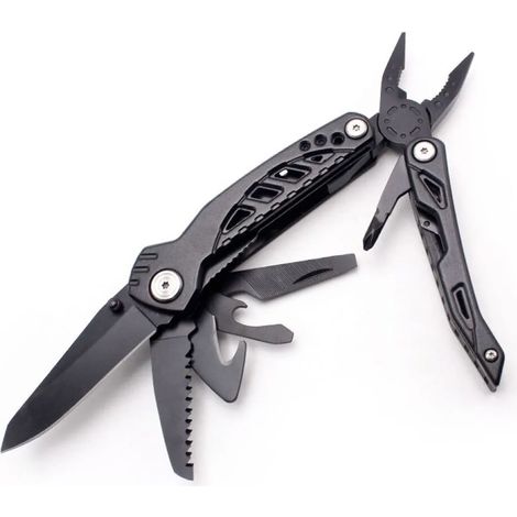Pince multifonction 10 en 1, Mmgoqqt, aluminium, noire (1/5)