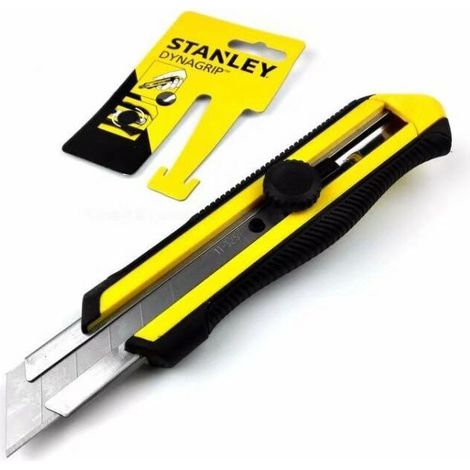 Schneider aus zwei Materialien – Klingenverriegelung – Schlitten des Klingenhalters – Klinge aus korrosionsbeständigem Stahl – Klingenverriegelung – Klinge in 7 Guazhuni-Segmente geschnitten (25 mm) (1/5)