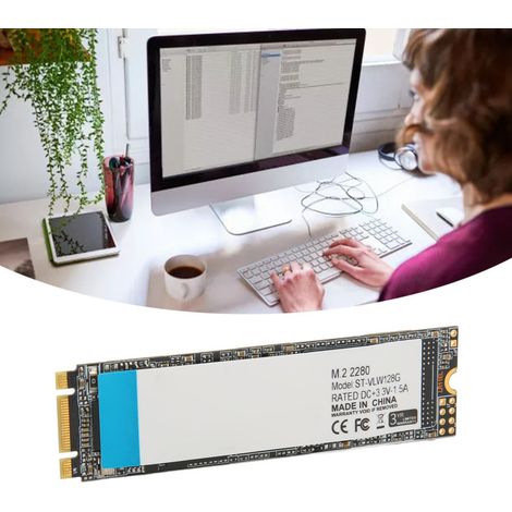 128 GB M.2 2280 SATA III 6 Gbit/s 3D TLC NAND Interne Gaming-SSD (500/450 MB/s) für Desktop- oder Laptop-Mainboards (1/5)