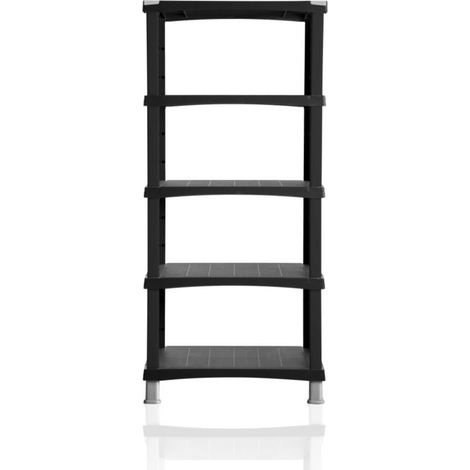 Etagère - Futuro - 80 x 40 x 174 cm - Noir - Livraison gratuite (1/3)