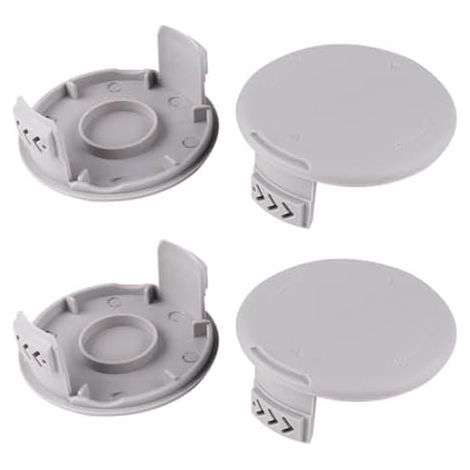 Spulenkappen für Freischneider, 4-teiliges Ersatzset, kompatibel mit den Akku-Freischneidern Ryobi One+ AC14RL3A und AC14HCA - (1/5)