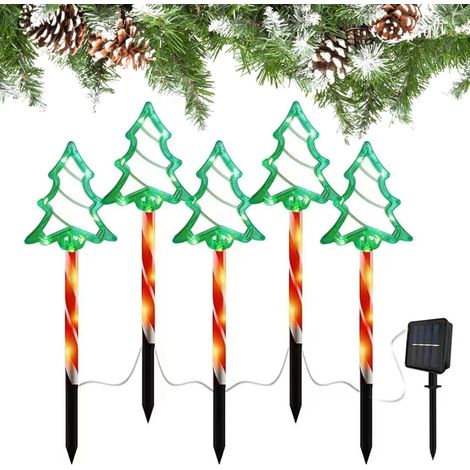 Guirlande Solaire de Noël - Décorations de Noël Extérieur pour Arbre et (1/5)