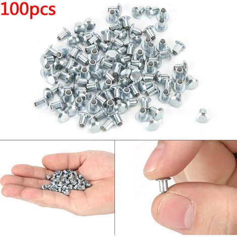 100 Stück 6,5 mm 0,3 Zoll Rad-Reifenbolzen mit Antirutschfunktion für Auto, Motorrad, ATV, UTV (JX6.5-6.5-1) (1/5)