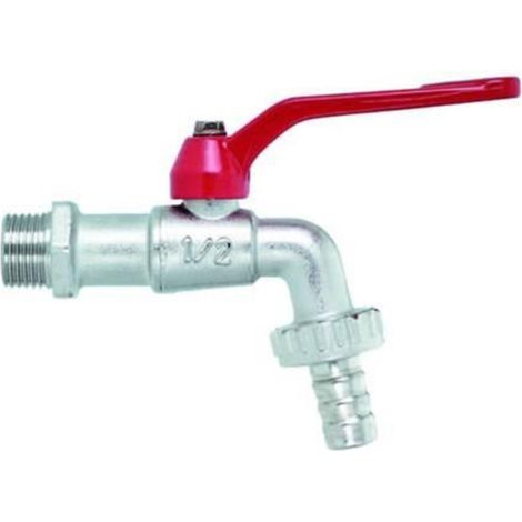 RUBINETTO PASSO 1/2 POLLICE CON PORTAGOMMA 3/4 F IRRIGAZIONE FER 112819 (1/4)