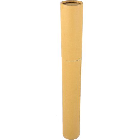 Bocal de rangement multifonctionnel en papier kraft, récipient vierge portable, idéal pour conserver le thé, les bonbons et les produits secs, design minimaliste pour les meubles de cuisine. (1/5)