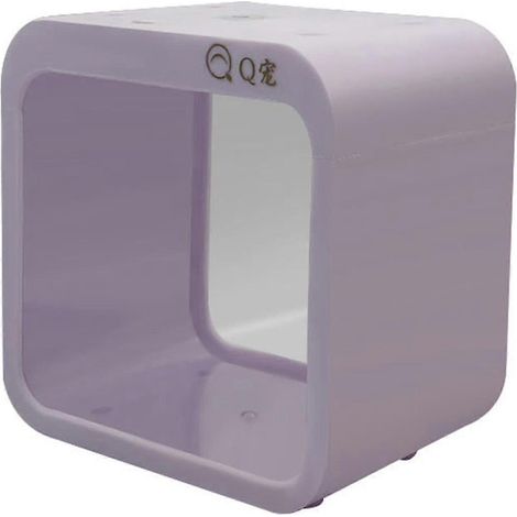 Aquarium économe en énergie, élégant et réutilisable, en forme de coquille avec fenêtre d'alimentation, terrarium pour poissons, accessoires ménagers (1/3)