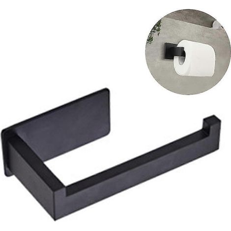Porte-papier toilette élégant en acier inoxydable - Argent (1/5)