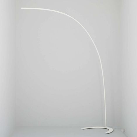 [NEUWERTIG] B-Ware Bogenstehleuchte Standlampe Lindby Led Leuchte Danua Weiß Metall Wohnzimmerla334
