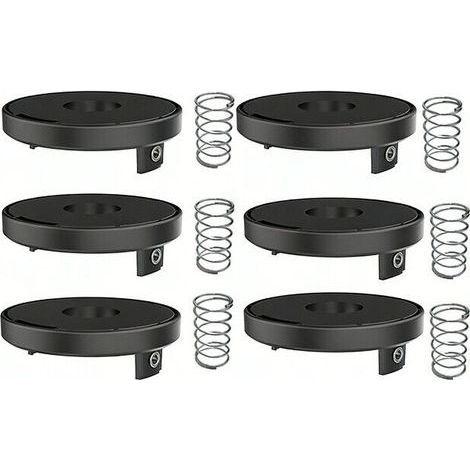 Replacement line spool for Einhell CE-CT36/30 3405096 brushcutter, for Einhell 3405096 brushcutter (6 covers + 6 springs) (1/3)