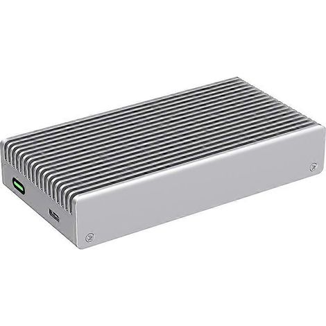 Boîtier SSD M.2 NVMe 40 Gbit/s USB 4.0 pour Thunderbolt USB-C, compatible avec MacBook, iPad et iPhone. (1/5)