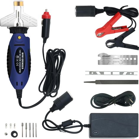 Affilacatena Elettrico per Motoseghe 12V 55W 25000RPM 5 Mole Nero (1/5)