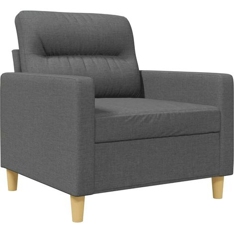 Maison Exclusive - Sofasessel Dunkelgrau 60 cm Stoff (1/5)