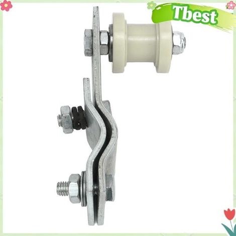 Tbest rouleau de réglage du tendeur Rouleau tendeur de chaîne, ajusteur de curseur robuste pour moteur de auto tendeur Blanche (1/5)