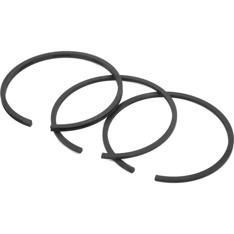 Lot de 3 segments de piston de 70 mm pour compresseur d'air 10 CV, compatible avec les moteurs 0,67/1,13 et 7,5 kW.