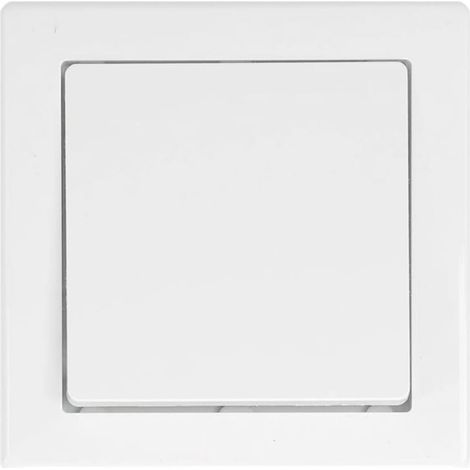 Einzel-Kronleuchterschalter 7x7cm Unterputz Weiß
