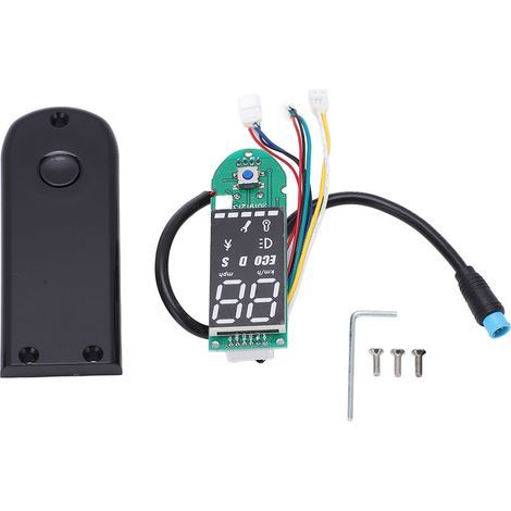 Assemblée de couverture de visage de tableau de bord d'affichage numérique de Bluetooth pour le scooter électrique de Ninebot MAX G30 (1/5)