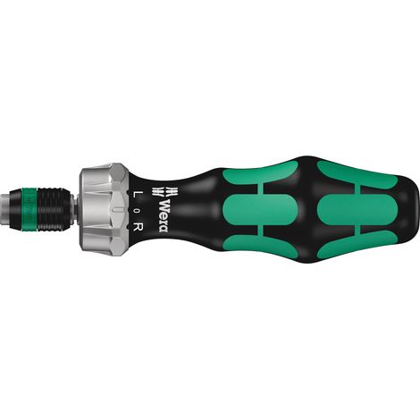 Wera 816 RA Destornillador de carraca negro verde ergonómico