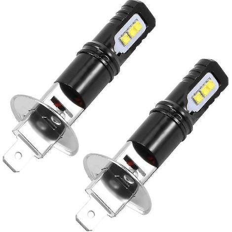 Kit d'ampoules LED pour phares 25-26 2x H1 6000k Super White 6000lm avec feux de jour (feux de route) - Neuf