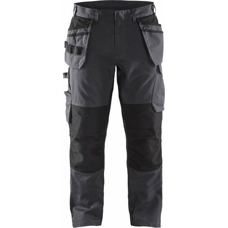 Pantalon de travail avec poches flottantes stretch 1496 - Gris/Noir M - FR(44) - SE(C50) - Standards (1/4)