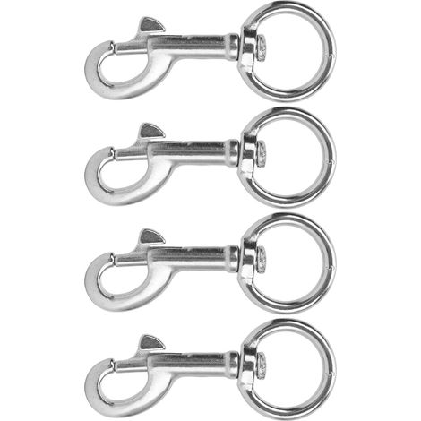 mousquetons à œillet pivotants en acier inoxydable 316 de qualité marine, pour la plongée sous-marine, pour navire, poids 5 (1/5)