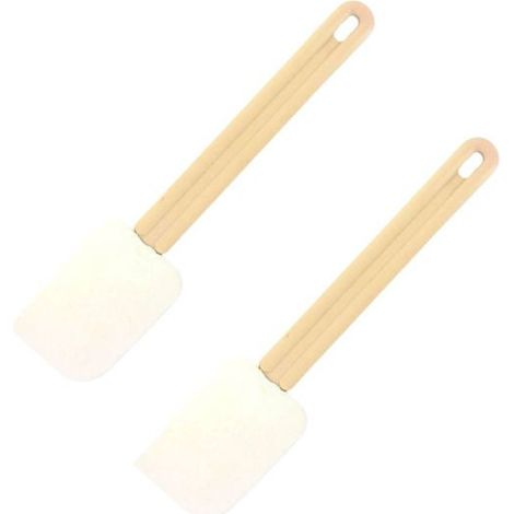 Ensemble de 2 Maryses de pâtisserie et de cuisine - FACKELMANN - Manche en résine - 32 cm (1/4)