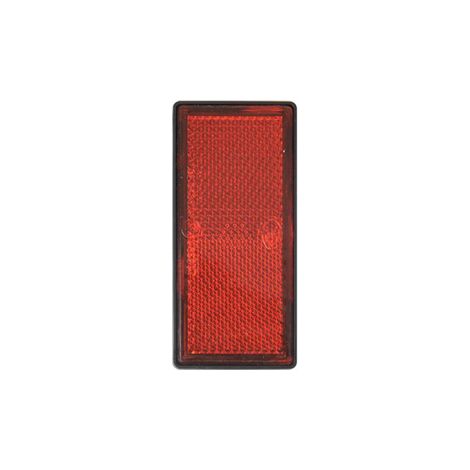 Catarifrangente adesivo rosso 105x48mm (1/2)
