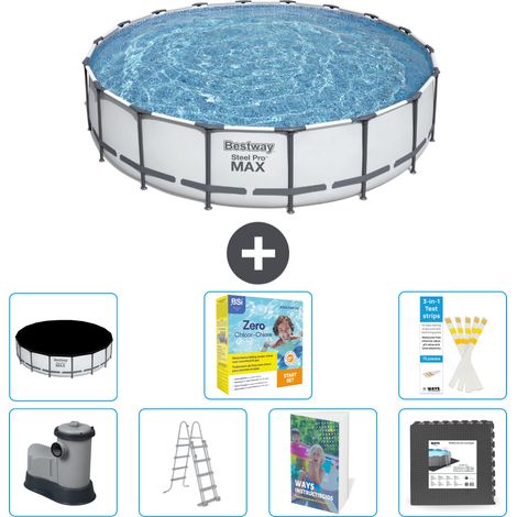 Bestway Steel Pro MAX Rund - 549x122 cm - 8-teilig S607
