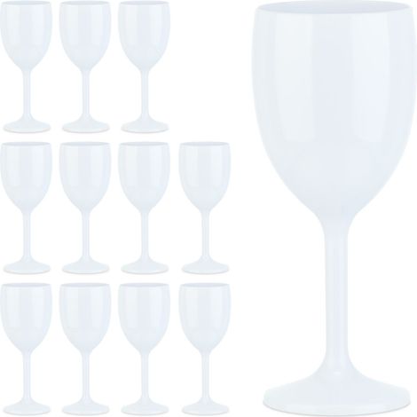 Weingläser aus Kunststoff - 12er-Set