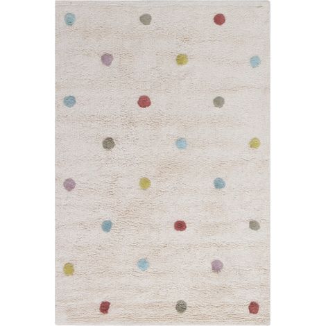 tappeto "fantasia 4" cotone multicolor, 150x100 cm (1/4)