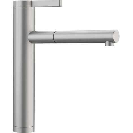 Blanco Linee S - Miscelatore da lavello con bocca di erogazione estraibile, acciaio inox 517593 (1/5)