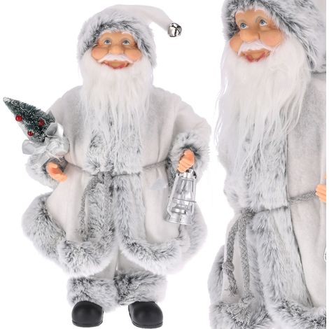 Statuetta natalizia di Babbo Natale GRANDE scandinava (1/4)