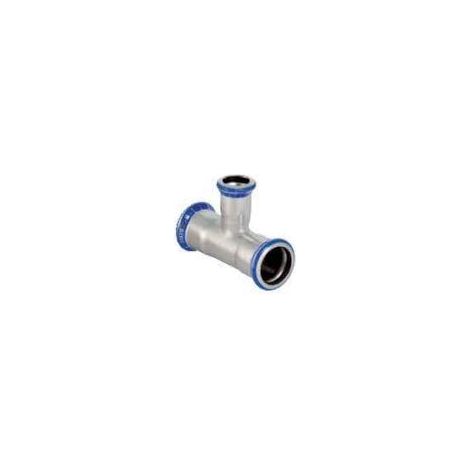 Geberit Mapress Acier inoxydable Té réduit, DN 50 / 20 / 50, dø 54 mm, 31223