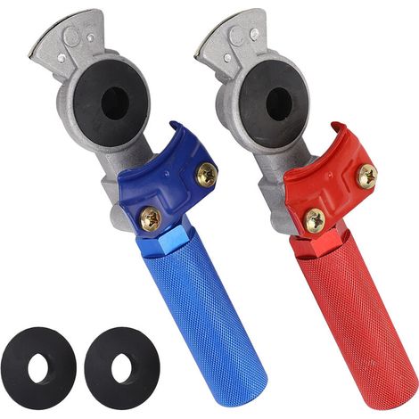Glad Anodized Aluminium Handle Set with Seals, Extension Handles and Weather Resistance for Semi-trailers, Tractors, Motorhomes, Wear Resistance. (1/5)