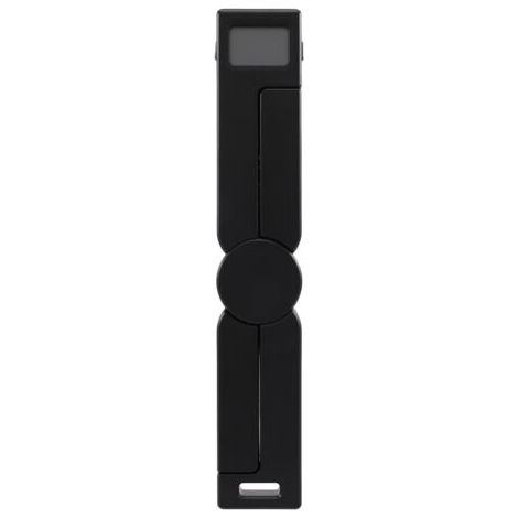 Mini-Klappwaage, digital, tragbar, für Zuhause, Lebensmittel, Kaffeewaage, LED-Anzeige, Küchenzubehör, Schwarz (1/5)