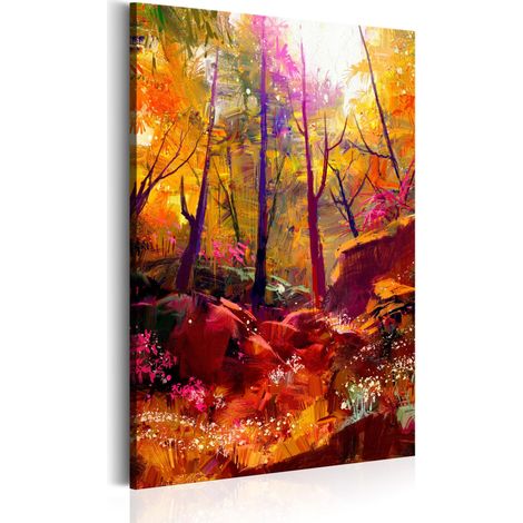 Quadro - Bosco dipinto - 60x90 (1/4)