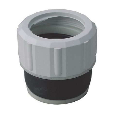 MORSETTO UNIVERSALE BIANCO- Diam. 48 fino Diam. 58 mm.- PUCCI- pezzi 1
