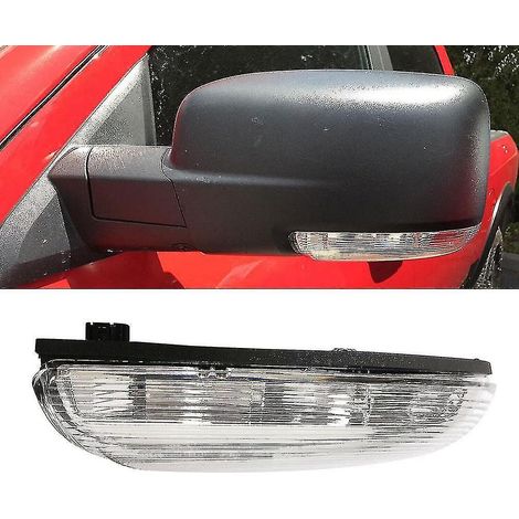 Clignotant de rétroviseur côté conducteur avec témoin lumineux de bas de porte pour Dodge Ram 1500 2500 (2009-2014) (1/4)