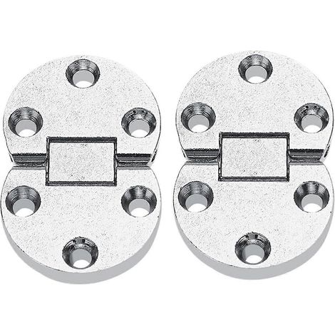 Charnières de table pliante en acier inoxydable (2 pièces), robustes, à roulement à billes, en alliage de zinc, autoportantes, silencieuses et fluides. (1/5)