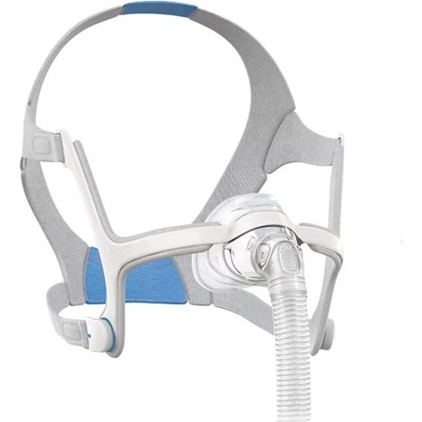 Sistemas de mascarillas nasales de silicona de cara completa con conector estándar y estructura ligera para sistemas de ventilación de soporte respiratorio. (1/5)